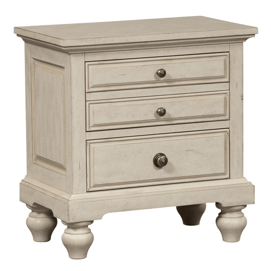 Night Stand, Antique White finish - Mervyns