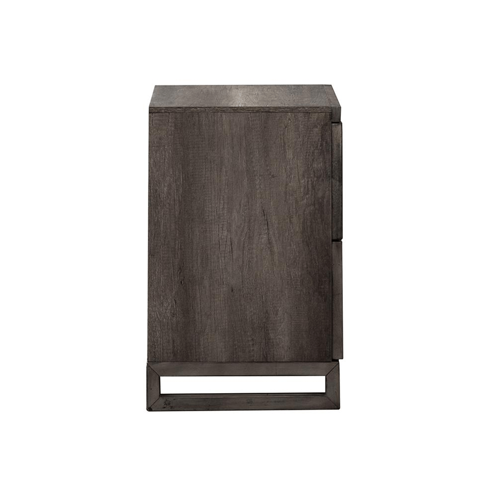 Night Stand, Greystone Finish - Mervyns