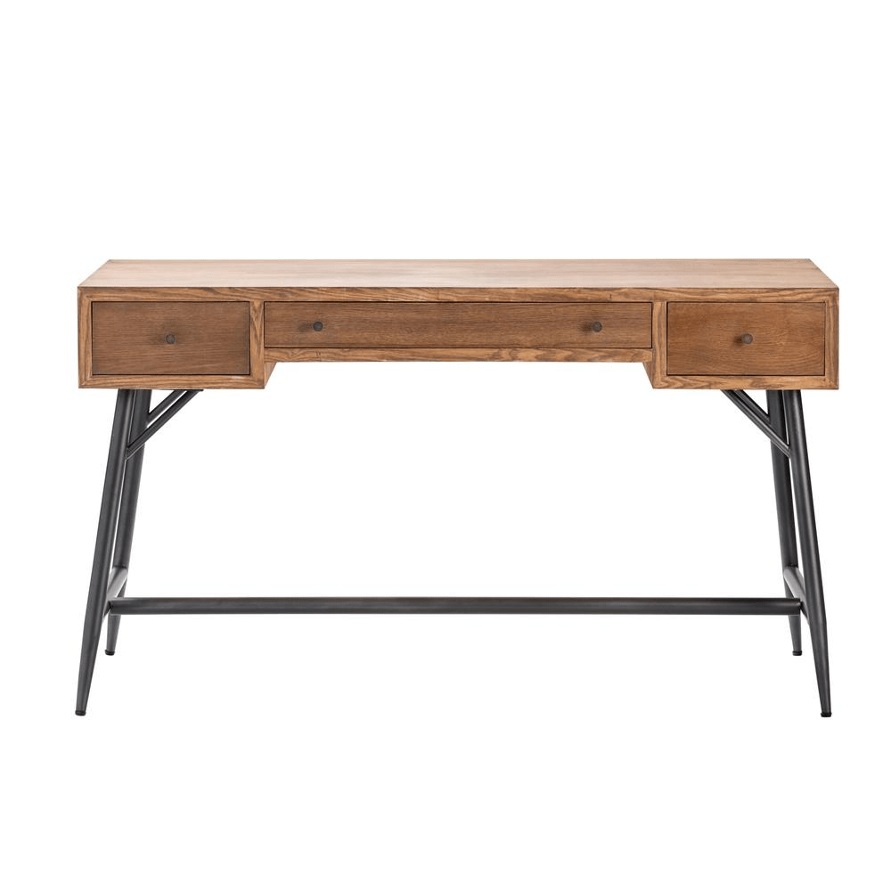 Nolan Three - Drawer Writing Desk - Mervyns