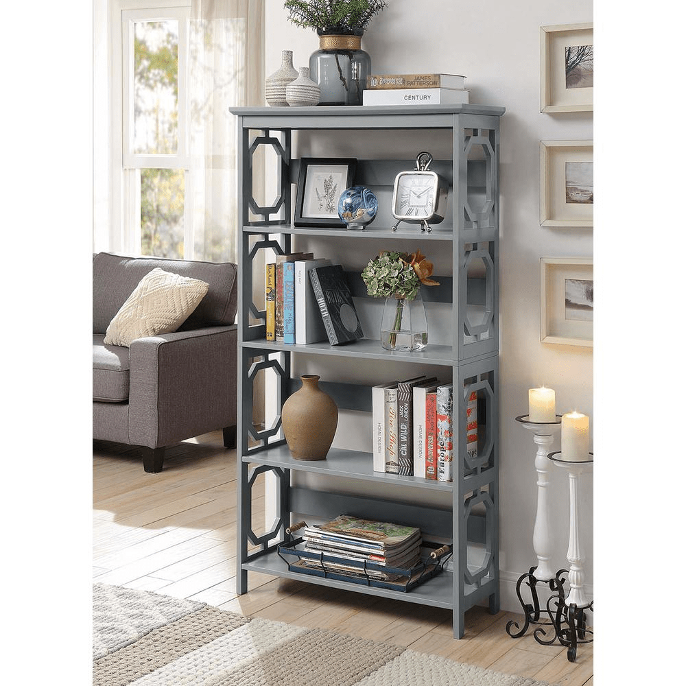 Omega 5 Tier Bookcase - Mervyns