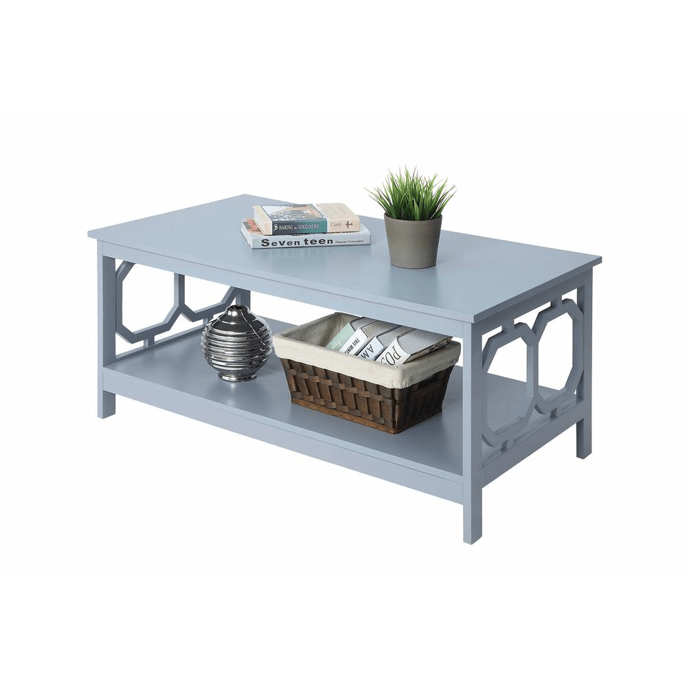 Omega Coffee Table with Shelf Gray - Mervyns