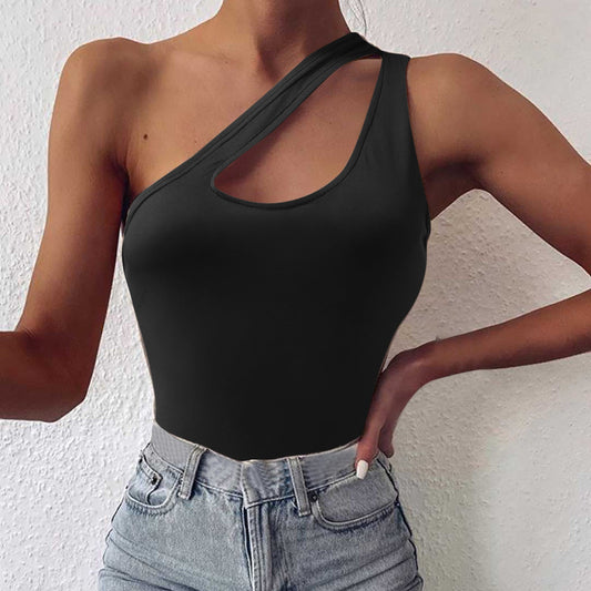 One Shoulder Cutout Cami - Mervyns