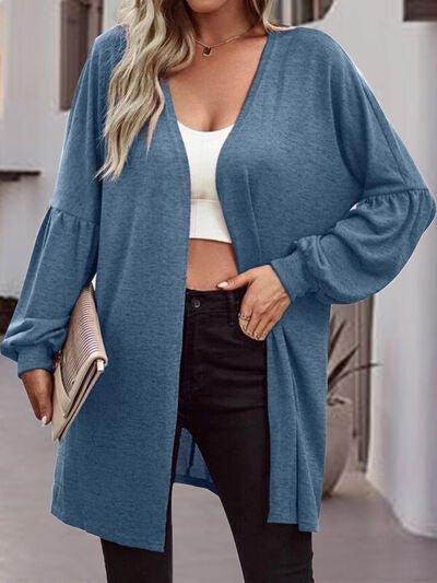 Open Front Long Sleeve Cardigan - Mervyns