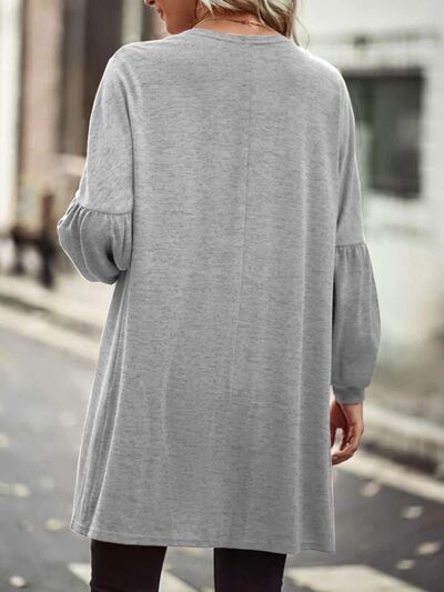 Open Front Long Sleeve Cardigan - Mervyns