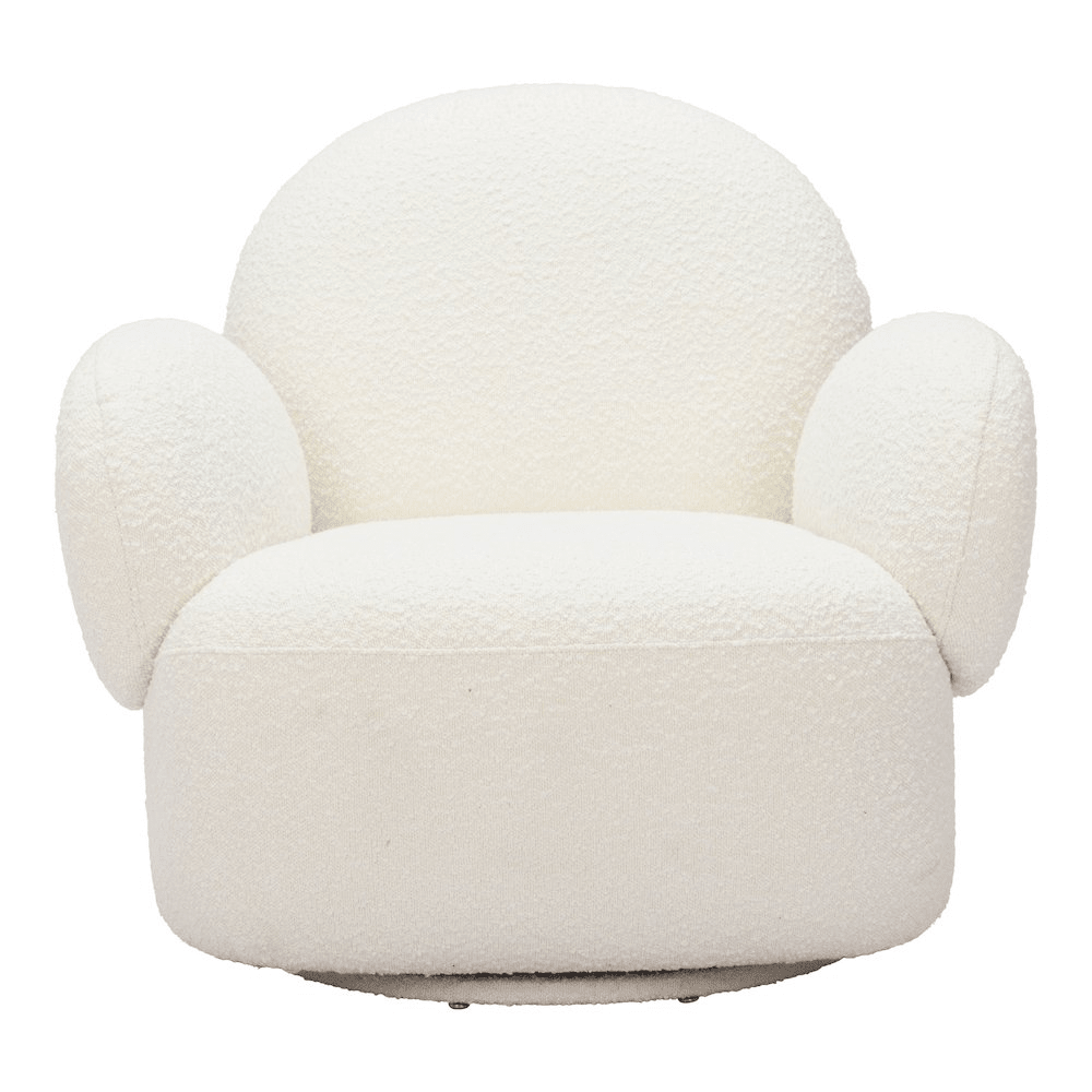 Pilka Swivel Chair White - Mervyns