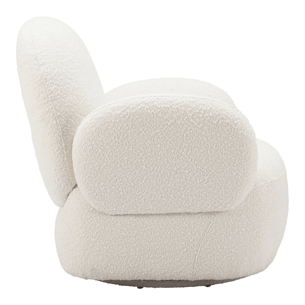 Pilka Swivel Chair White - Mervyns