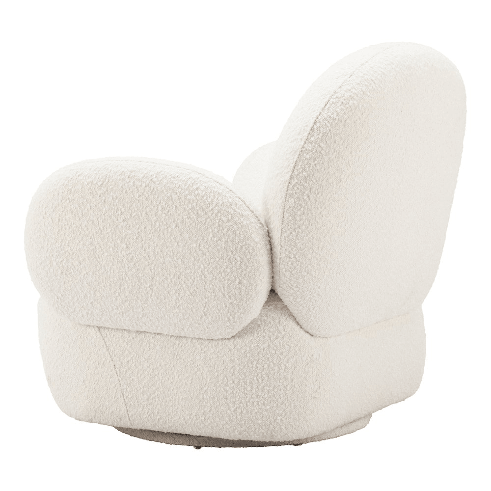 Pilka Swivel Chair White - Mervyns