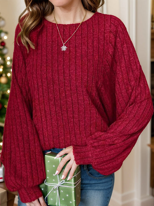 Plus Size Round Neck Batwing Sleeve T-Shirt - Mervyns