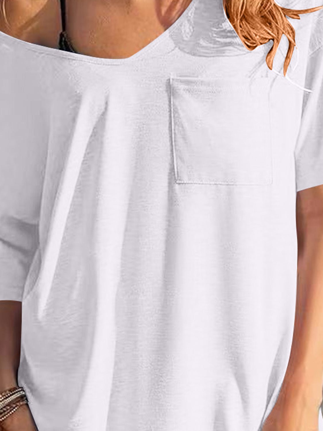Pocketed V-Neck Short Sleeve Tee Dress - Mervyns