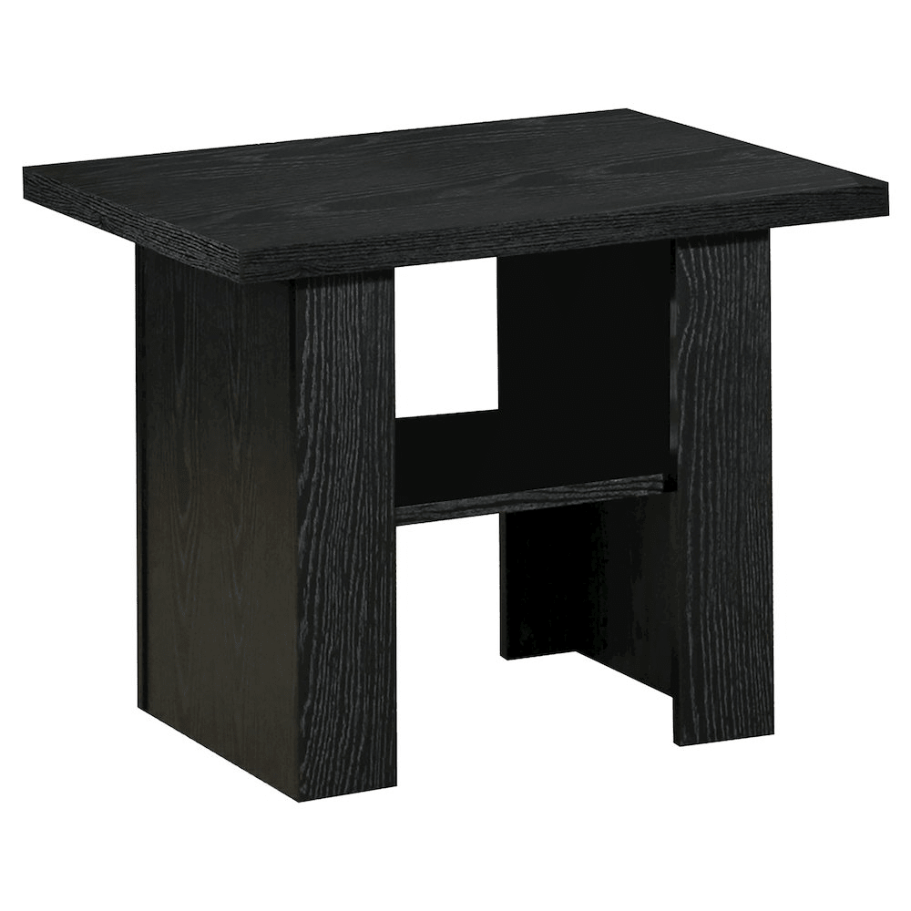 Rodez 3-piece Engineered Wood Coffee Table Set Black Oak - Mervyns