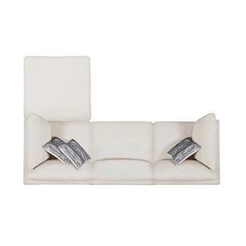 Serene 4-piece Upholstered Modular Sectional Sofa Beige - Mervyns