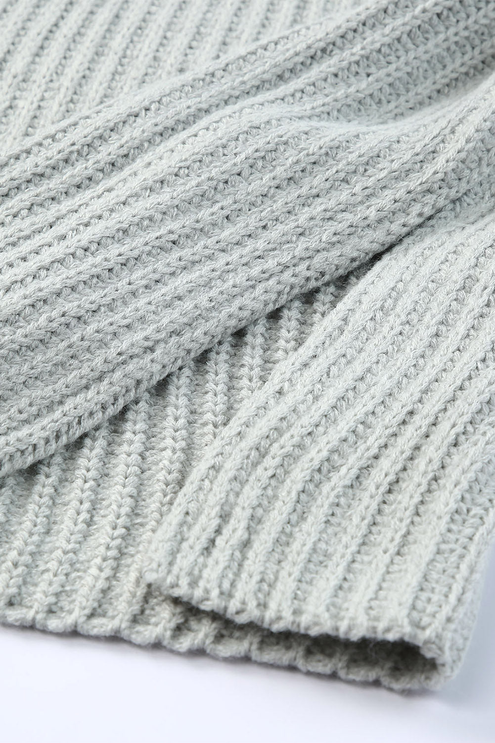 Side Slit Boat Neck Long Sleeve Sweater - Mervyns