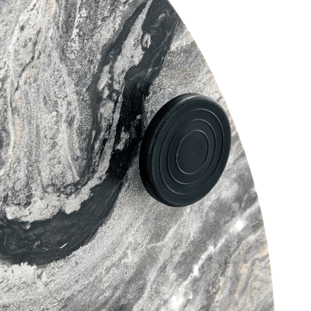 Simple Marble Texture Round MDF Coffee Table, Modern Minimalist Living Room - Mervyns