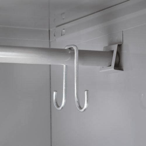 Single-Tier Locker, 12w x 18d x 78h, Two-Tone Gray - Mervyns