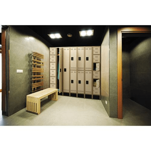 Single-Tier Locker, 12w x 18d x 78h, Two-Tone Gray - Mervyns