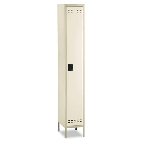Single-Tier Locker, 12w x 18d x 78h, Two-Tone Gray - Mervyns