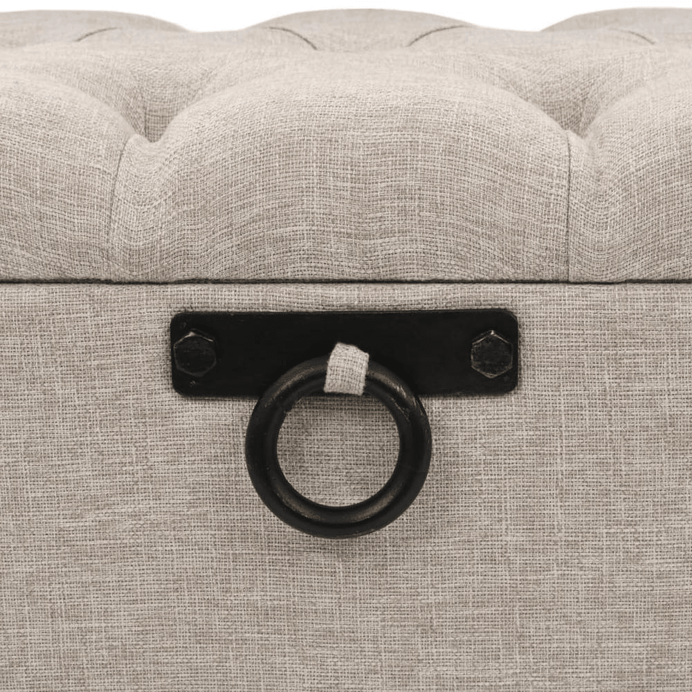 Storage Bench Cream Engineered wood 43.3 inches Storage Bench - Mervyns