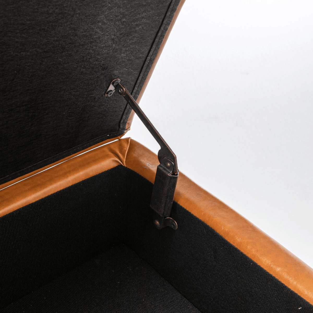 Storage Bench with Storage Bench for Bedroom End of Bed Bench Foot of Bed Bench Entryway Bench Storage Ottoman Bench 43.3' W x 17.7' Brown Leather Bench - Mervyns