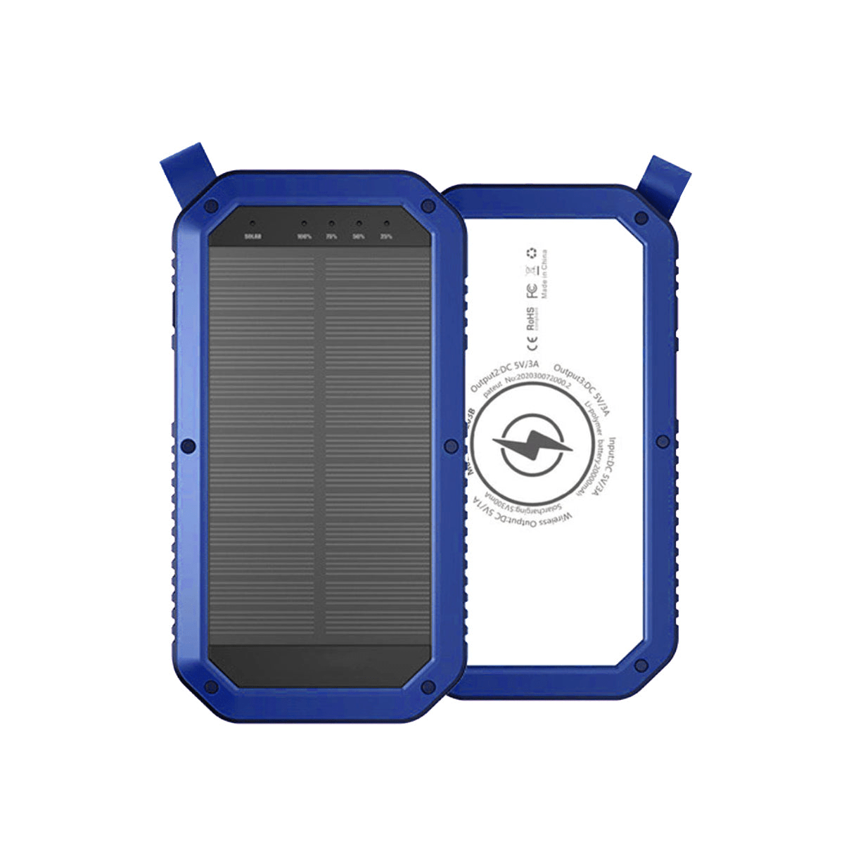 Sun Chaser Mini Solar Powered Wireless Phone Charger 10,000 mAh With LED Flood Light - Mervyns