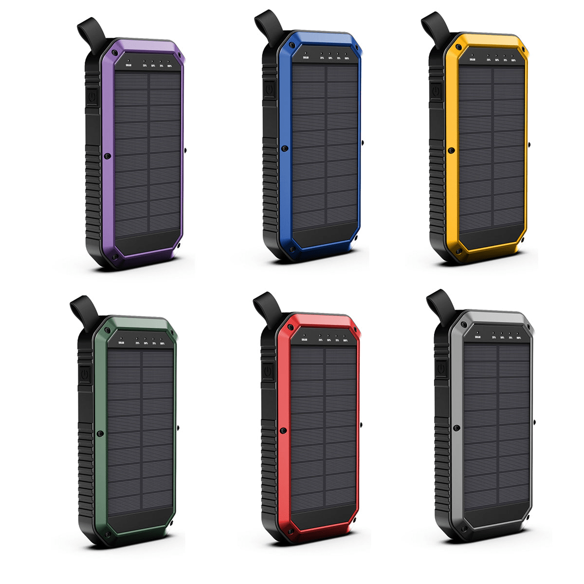 Sun Chaser Mini Solar Powered Wireless Phone Charger 10,000 mAh With LED Flood Light - Mervyns