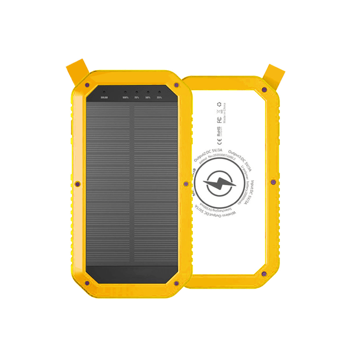 Sun Chaser Mini Solar Powered Wireless Phone Charger 10,000 mAh With LED Flood Light - Mervyns