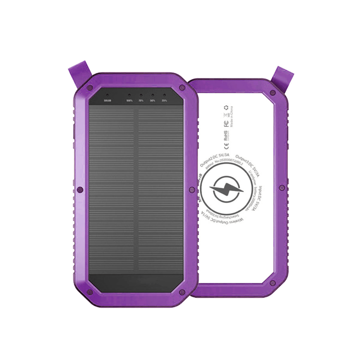 Sun Chaser Mini Solar Powered Wireless Phone Charger 10,000 mAh With LED Flood Light - Mervyns