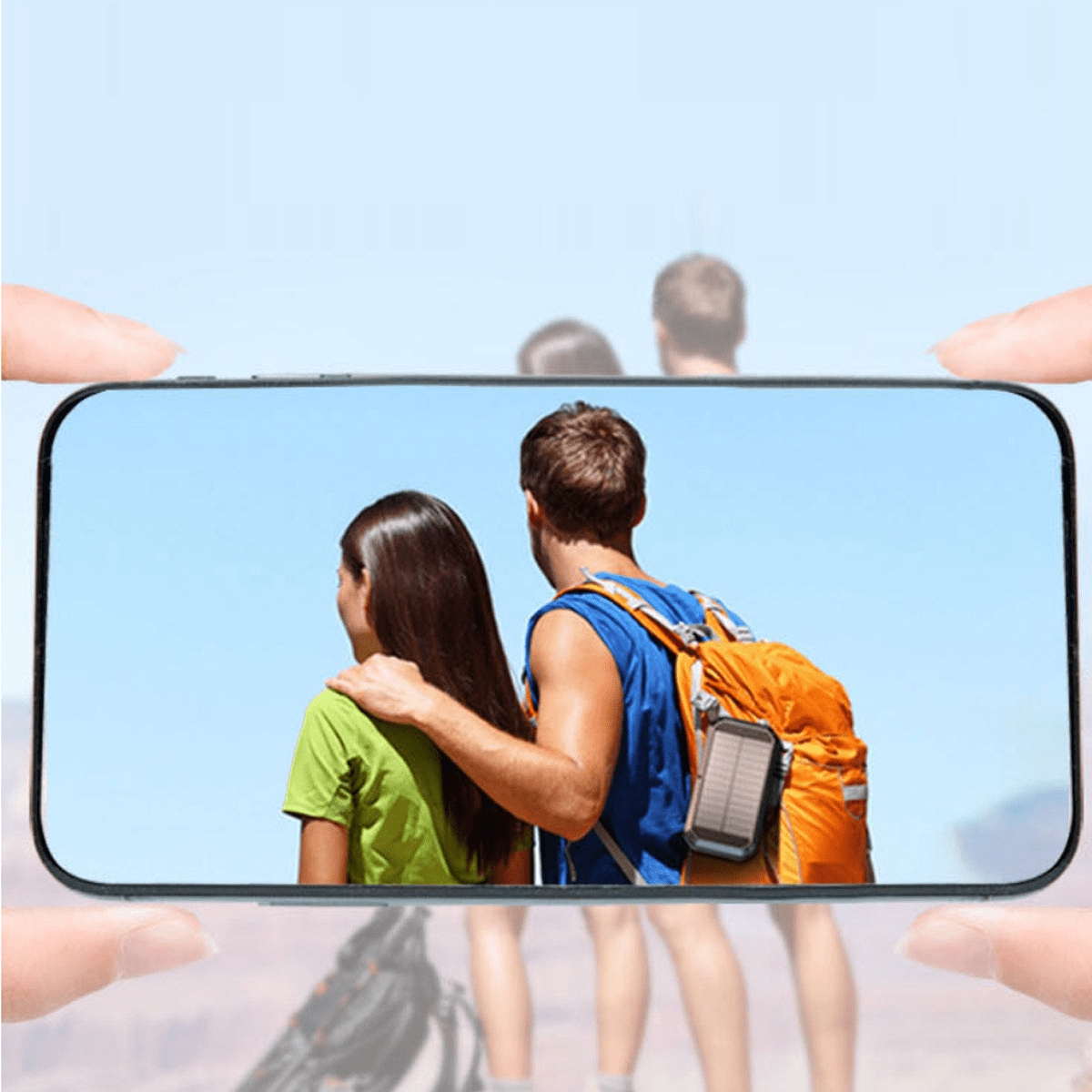 Sun Chaser Mini Solar Powered Wireless Phone Charger 10,000 mAh With LED Flood Light - Mervyns
