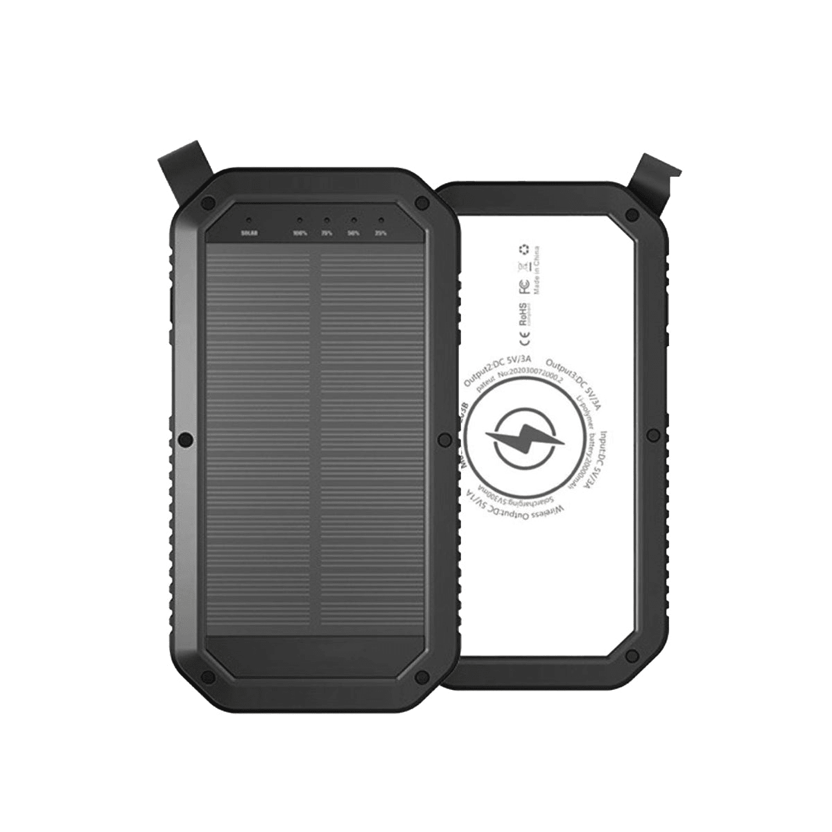 Sun Chaser Mini Solar Powered Wireless Phone Charger 10,000 mAh With LED Flood Light - Mervyns