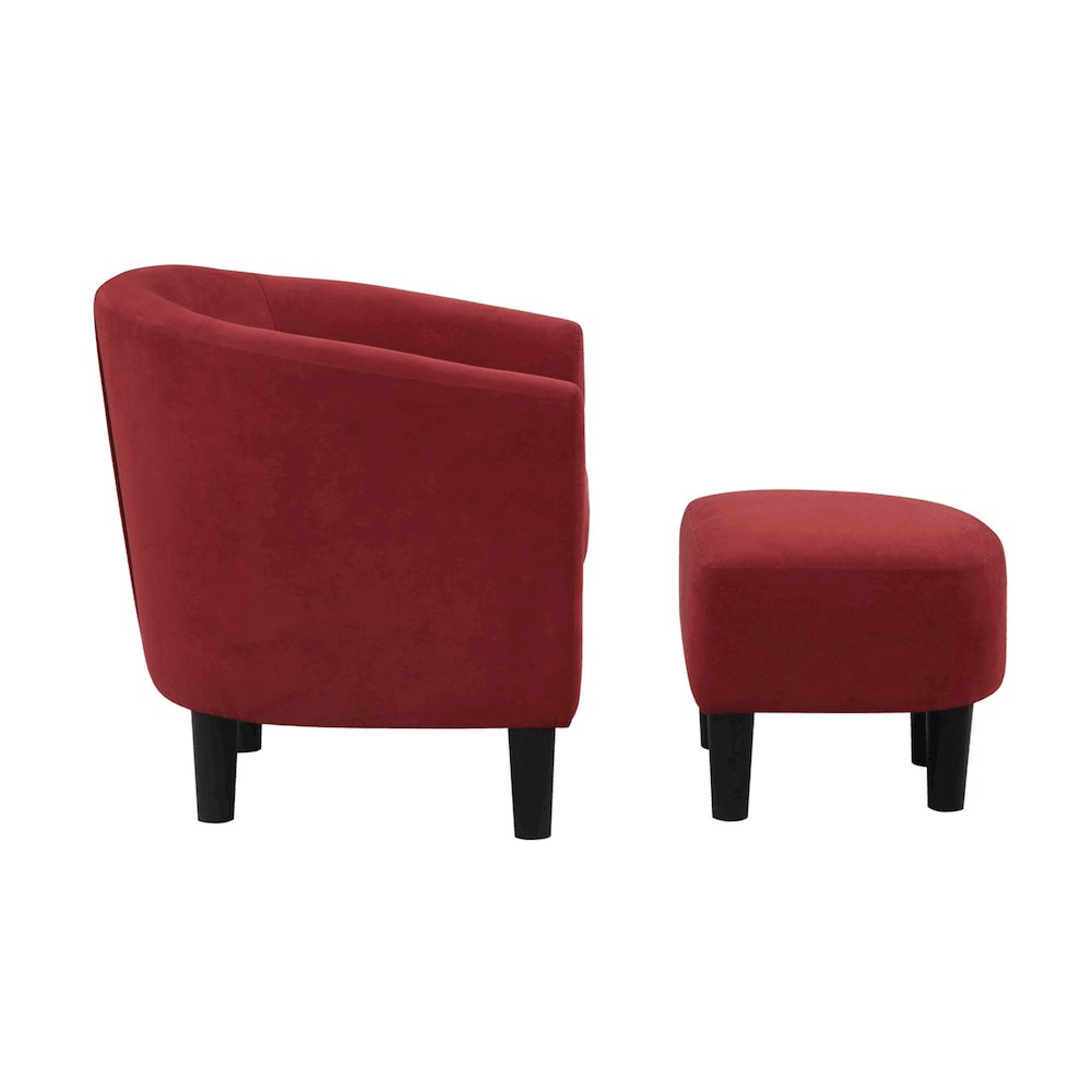 Take a Seat Churchill Accent Chair with Ottoman - Mervyns