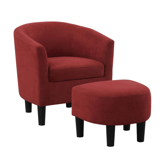 Take a Seat Churchill Accent Chair with Ottoman - Mervyns