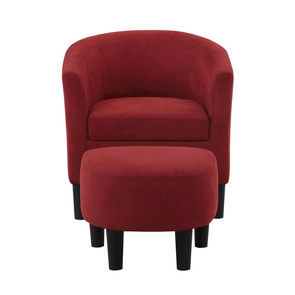 Take a Seat Churchill Accent Chair with Ottoman - Mervyns