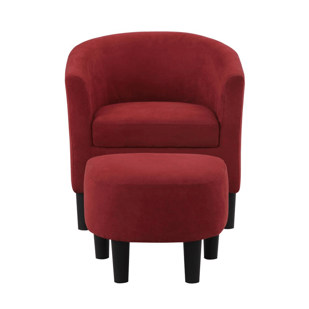 Take a Seat Churchill Accent Chair with Ottoman - Mervyns