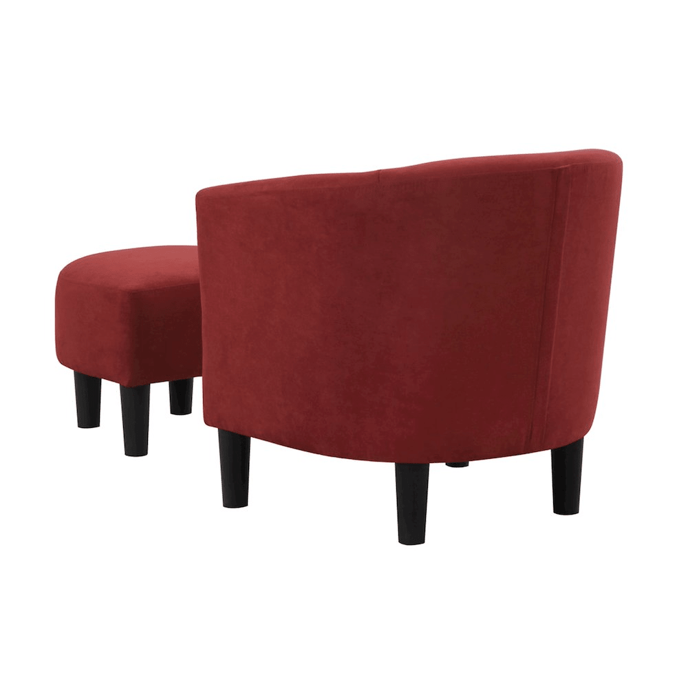 Take a Seat Churchill Accent Chair with Ottoman - Mervyns