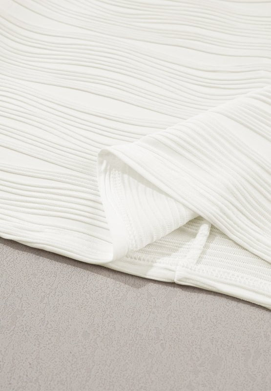 Texture Round Neck Long Sleeve Sweatshirt - Mervyns