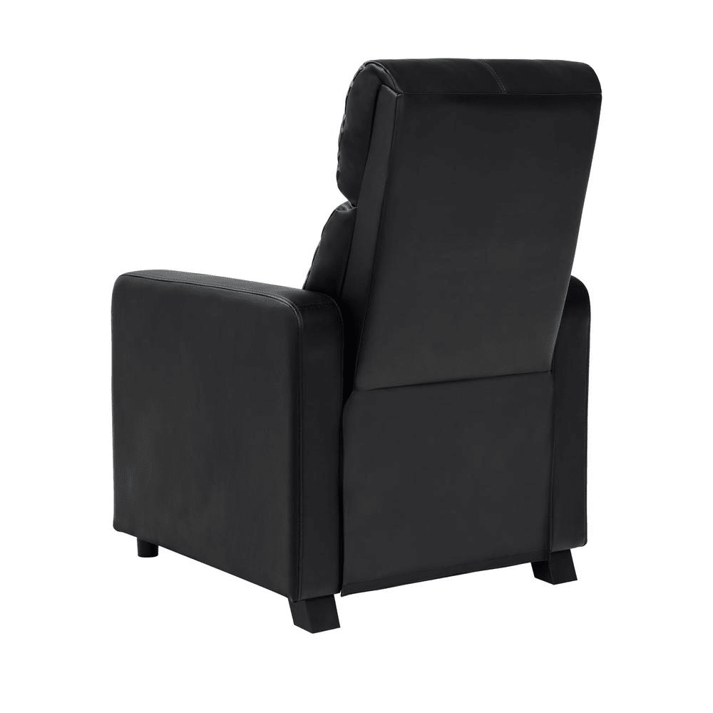 Toohey Upholstered Tufted Recliner Living Room Set Black - Mervyns