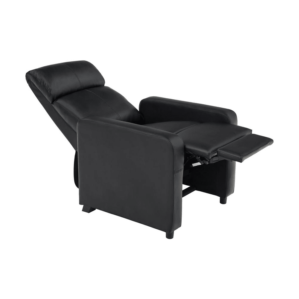 Toohey Upholstered Tufted Recliner Living Room Set Black - Mervyns