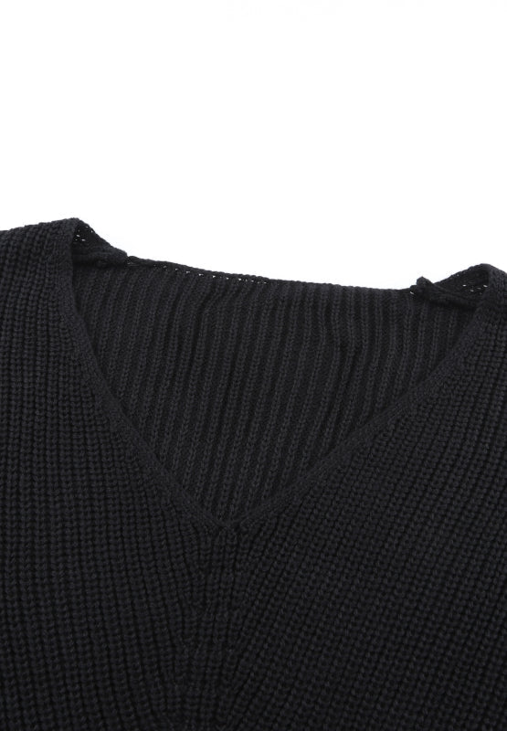 V-Neck Drop Shoulder Sweater - Mervyns
