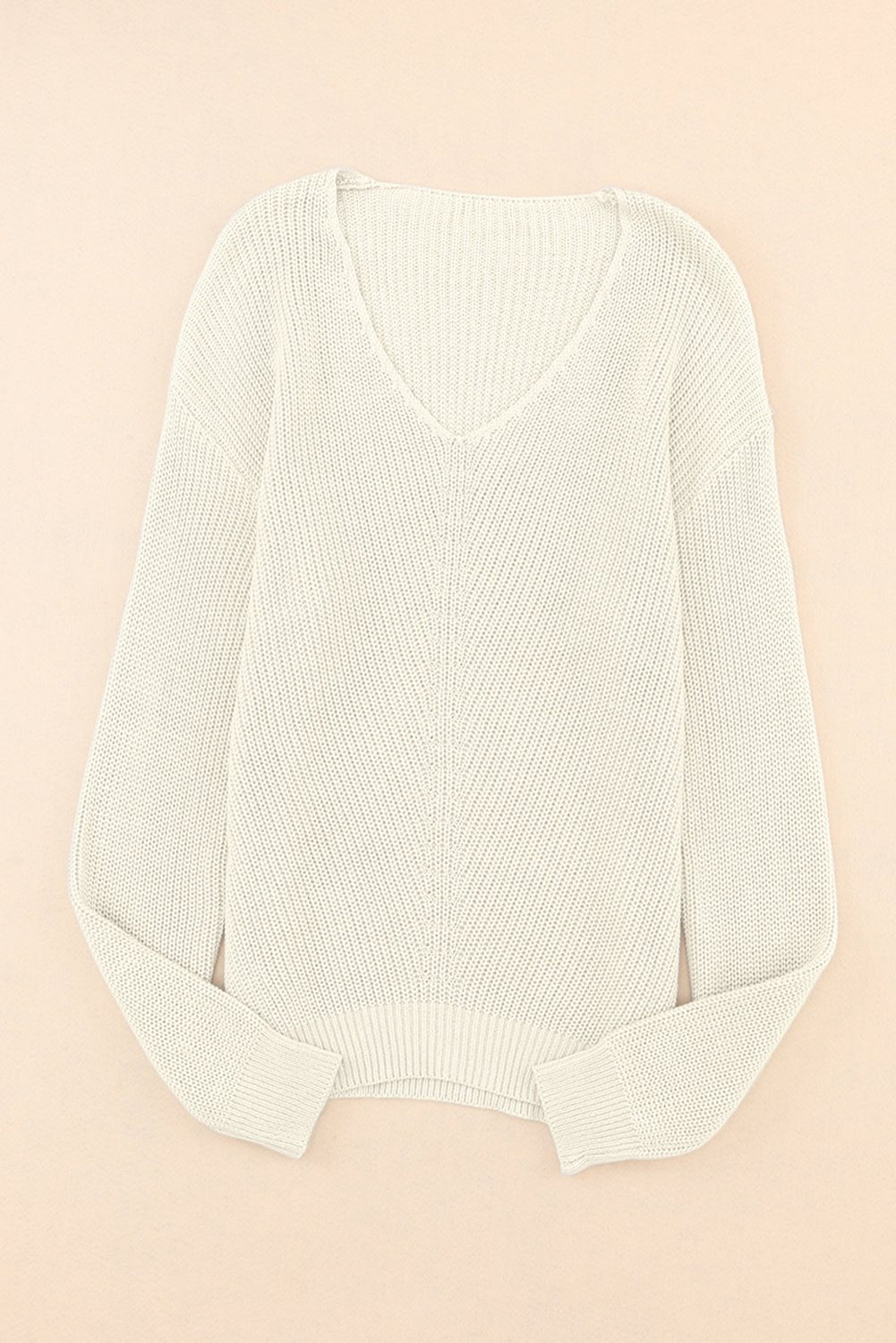 V-Neck Drop Shoulder Sweater - Mervyns