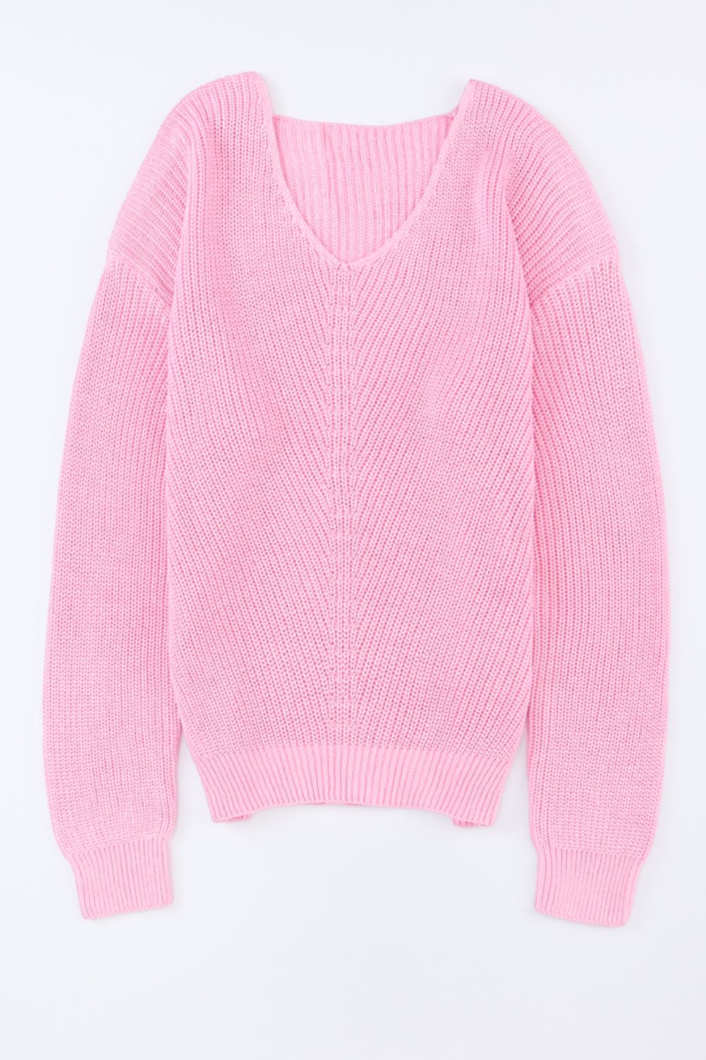 V-Neck Drop Shoulder Sweater - Mervyns