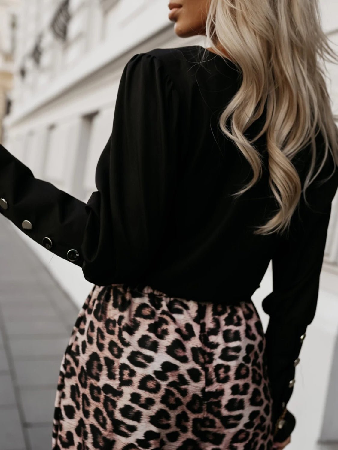 V-Neck Long Sleeve Blouse - Mervyns