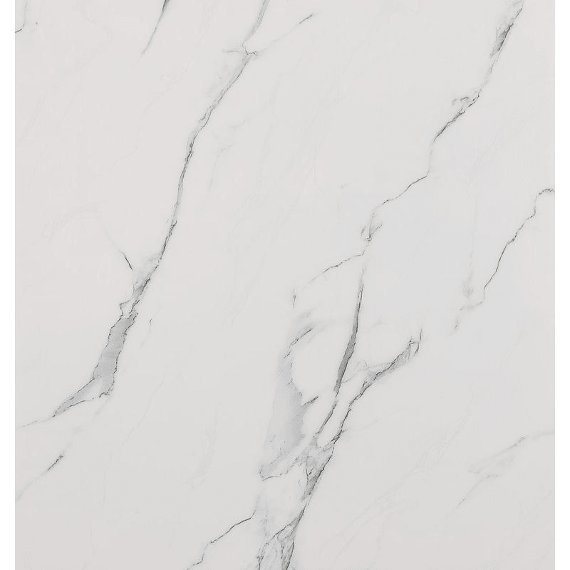 White marble top console table with gold color base - Mervyns