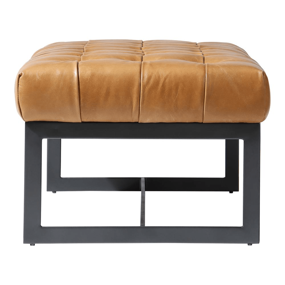 Wyatt Leather Bench - Mervyns
