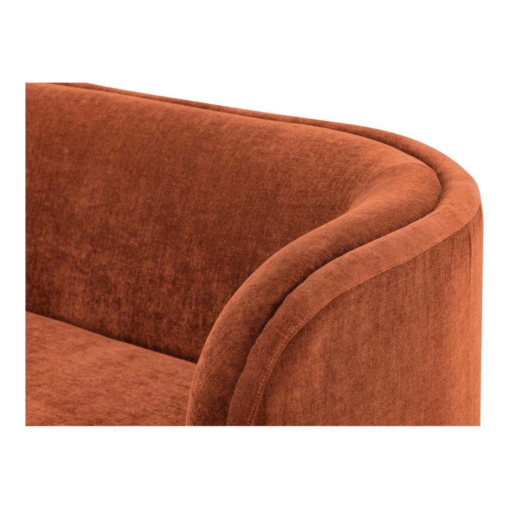 Yoon Chaise Right Fired Rust - Mervyns
