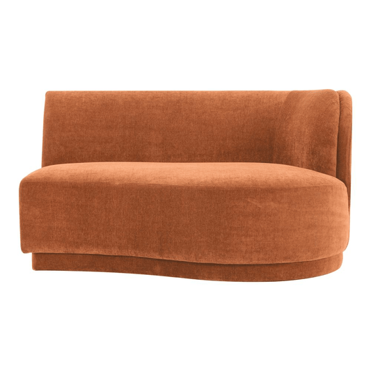 Yoon Chaise Right Fired Rust - Mervyns