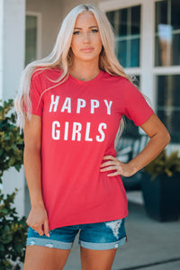 Thumbnail for HAPPY GIRLS Short Sleeve Tee Shirt