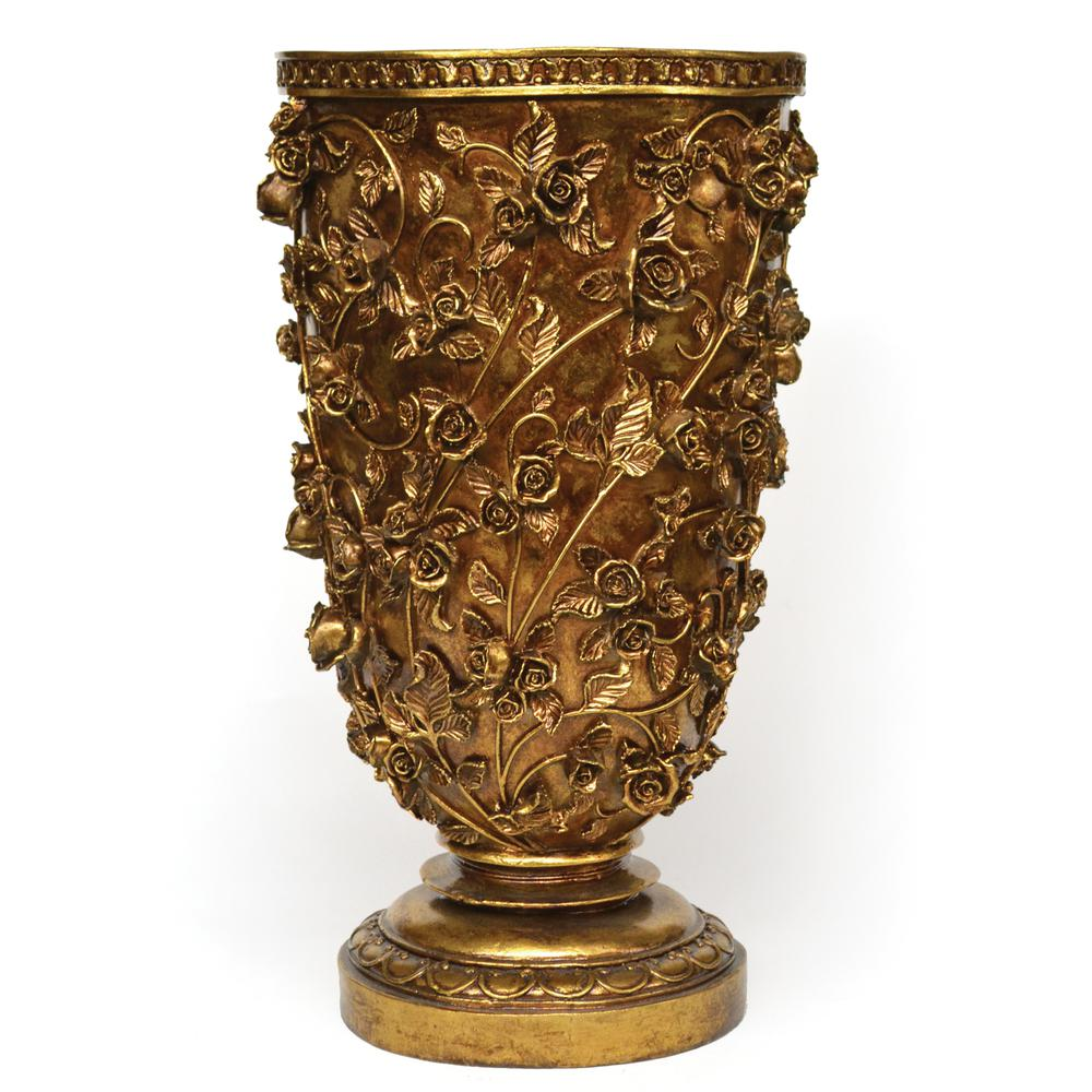 Golden Garden Tall Vase