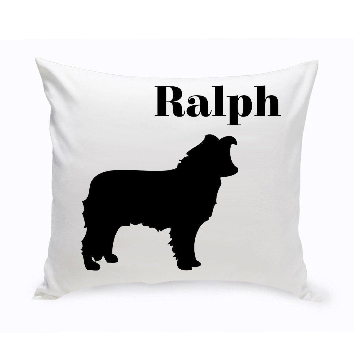 Personalized Dog Throw Pillow