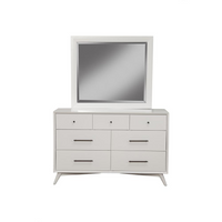 Thumbnail for Flynn Mid Century Modern 7 Drawer Dresser, White