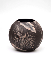 Thumbnail for Handpainted Glass Vase for Flowers | Painted Art Glass Vase | Interior Design Home Room Decor | Table vase 6 inch