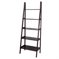 Thumbnail for 5-Shelf Ladder Bookcase-Espresso